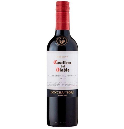 VINHO TINTO CHILENO- VINÍCOLA CONCHA Y TORO - Casillero del Diablo Cabernet Sauvignon 750 ML